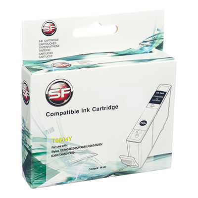 Картридж Epson T0804 Stylus RX560/RX585/RX685;R265/R285/R360;PX650/PX50 Yellow 14 ml SuperFine