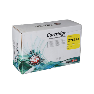 Картридж HP Q2672A  CLJ 3500/3550/3700/3750 6K yellow Premium SuperFine