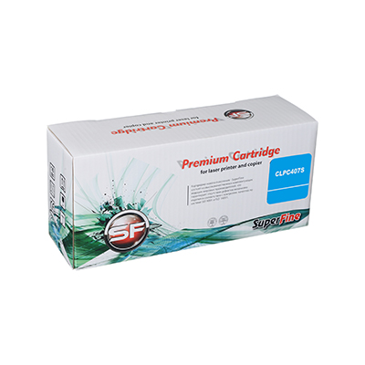 Картридж Samsung CLP-407S CLP-320N/325N/CLX-3185N 1K Cyan Premium SuperFine