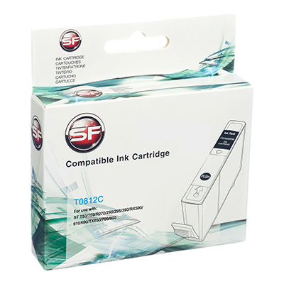 Картридж Epson T0812 ST T50/T59/R270/290/295/390/RX590/610/690/TX650/700/800 Cyan SuperFine